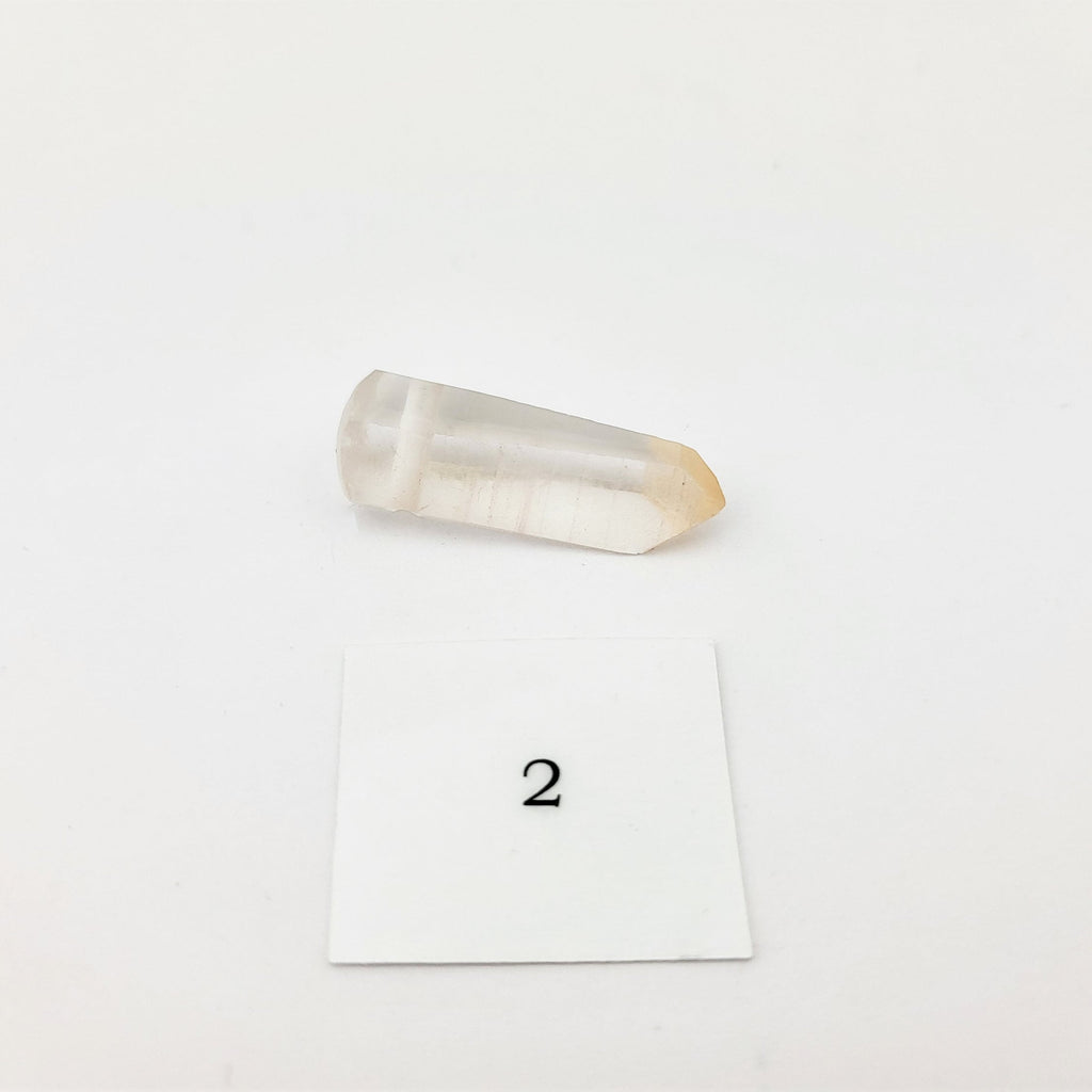 Lemurian Seed Anhänger – gebohrte Bergkristall-Naturspitze aus Brasilien – Bild 4