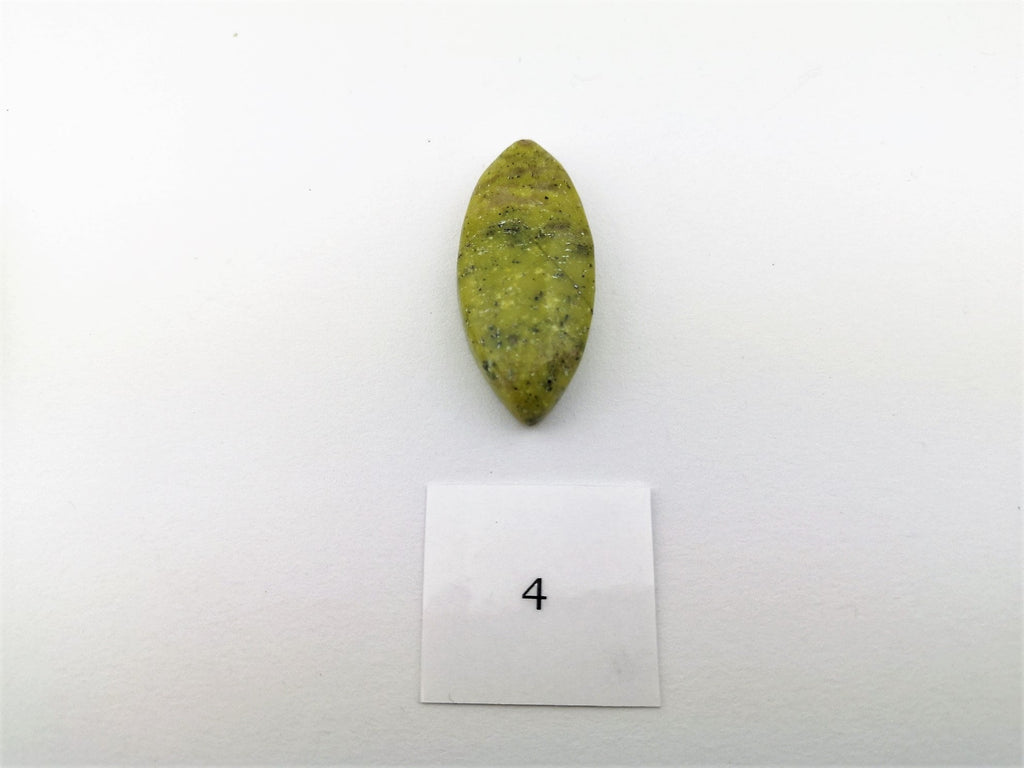 Lizardit Anhänger gebohrt – norwegische Jade, ungefärbter Serpentin – Bild 9