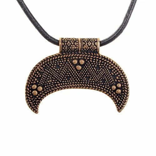 Lunula-Amulett aus Bronze