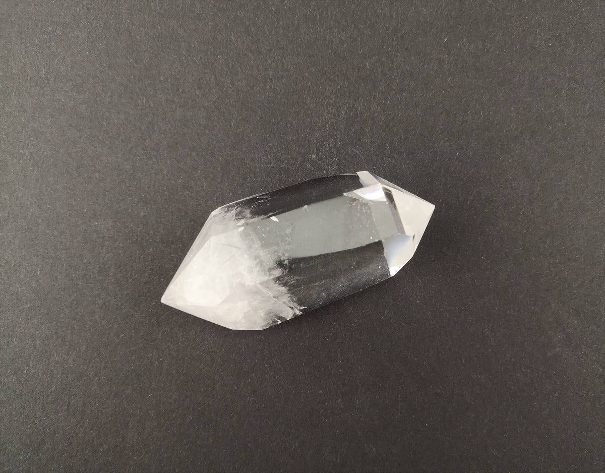 Bergkristall Doppelender – poliert, 90 g, Madagaskar – Ansicht 4