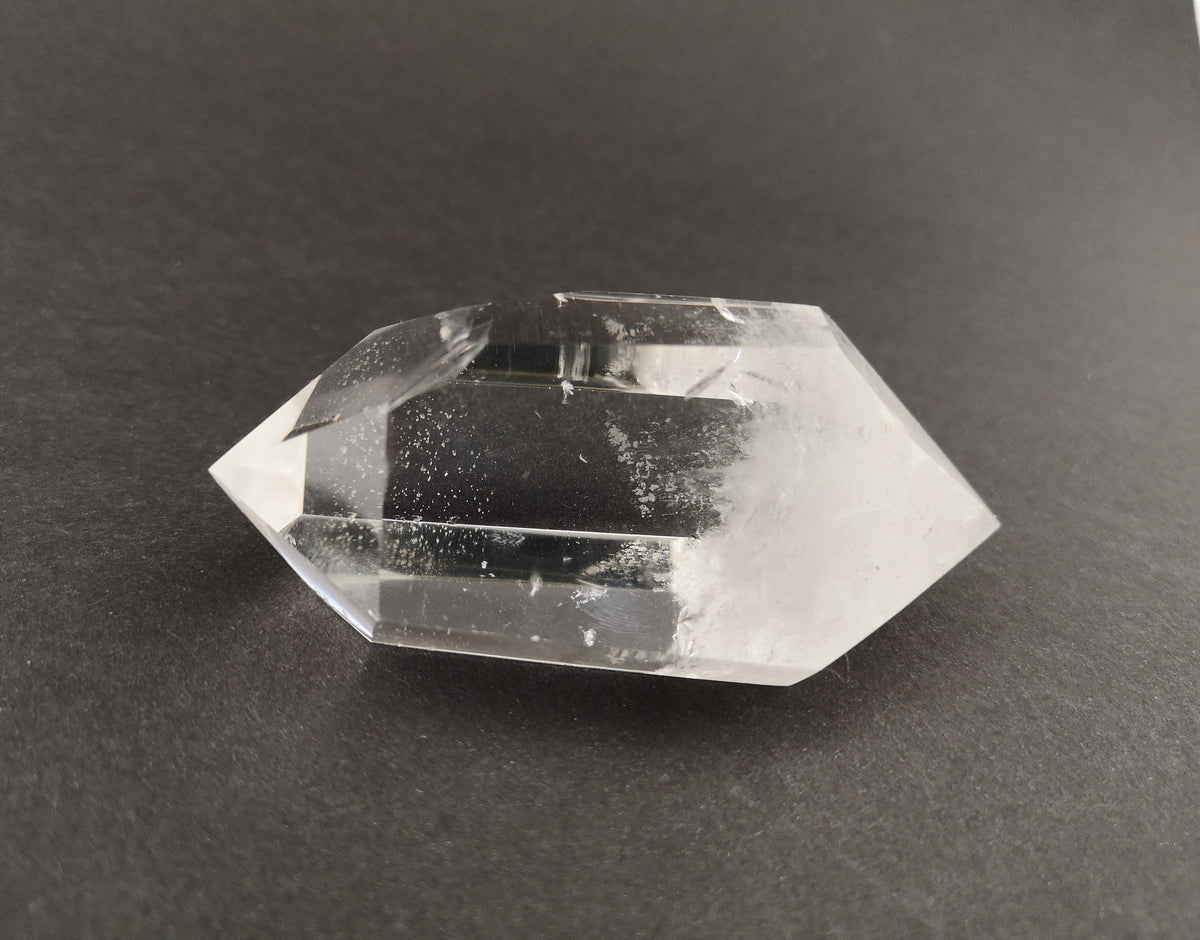 Bergkristall Doppelender – poliert, 90 g, Madagaskar – Ansicht 6