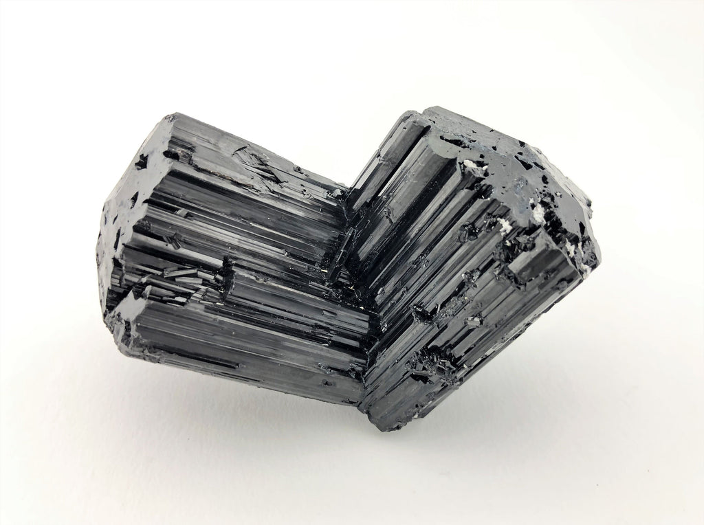 Schwarzer Turmalin Doppelkristall – Schörl AA, 279 g, Namibia – Ansicht 1