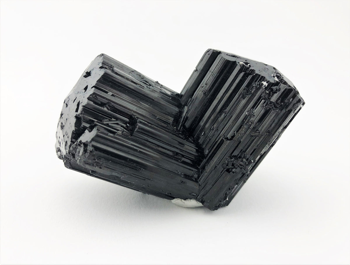 Schwarzer Turmalin Doppelkristall – Schörl AA, 279 g, Namibia – Ansicht 5