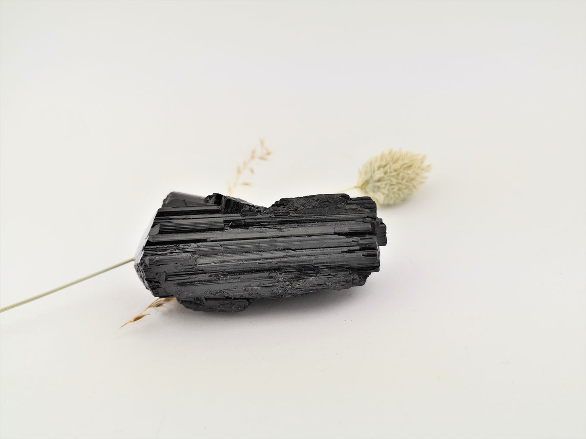 Schwarzer Turmalin Doppelender – Schörl AA, 79 g, Madagaskar – Ansicht 2