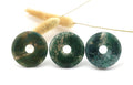 Moosachat Donuts 40 mm – Etsy-Hauptbild mit allen Steinen
