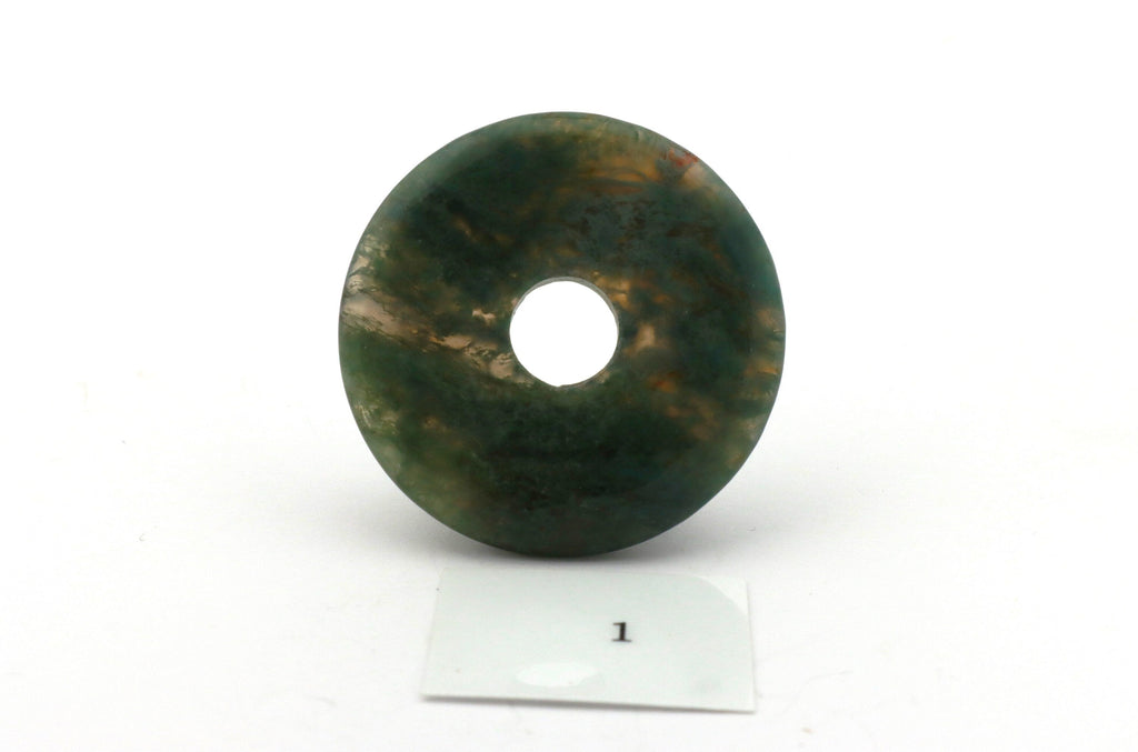Moosachat Donut 40 mm Nr. 1 – Vorderseite