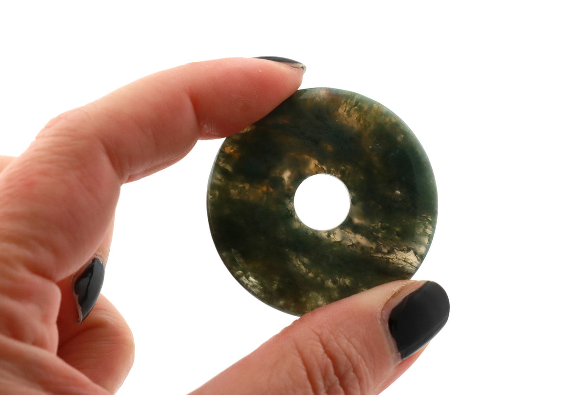 Moosachat Donut 40 mm Nr. 1 – Detailansicht