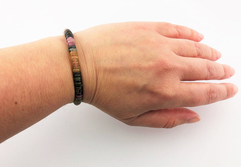 Multicolor Turmalin Armband – Bild 6