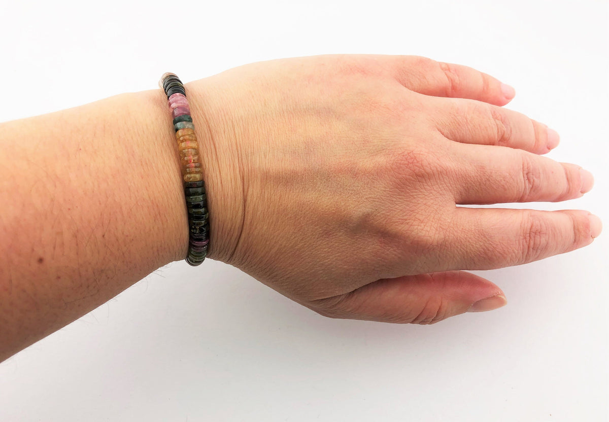 Multicolor Turmalin Armband – Bild 6