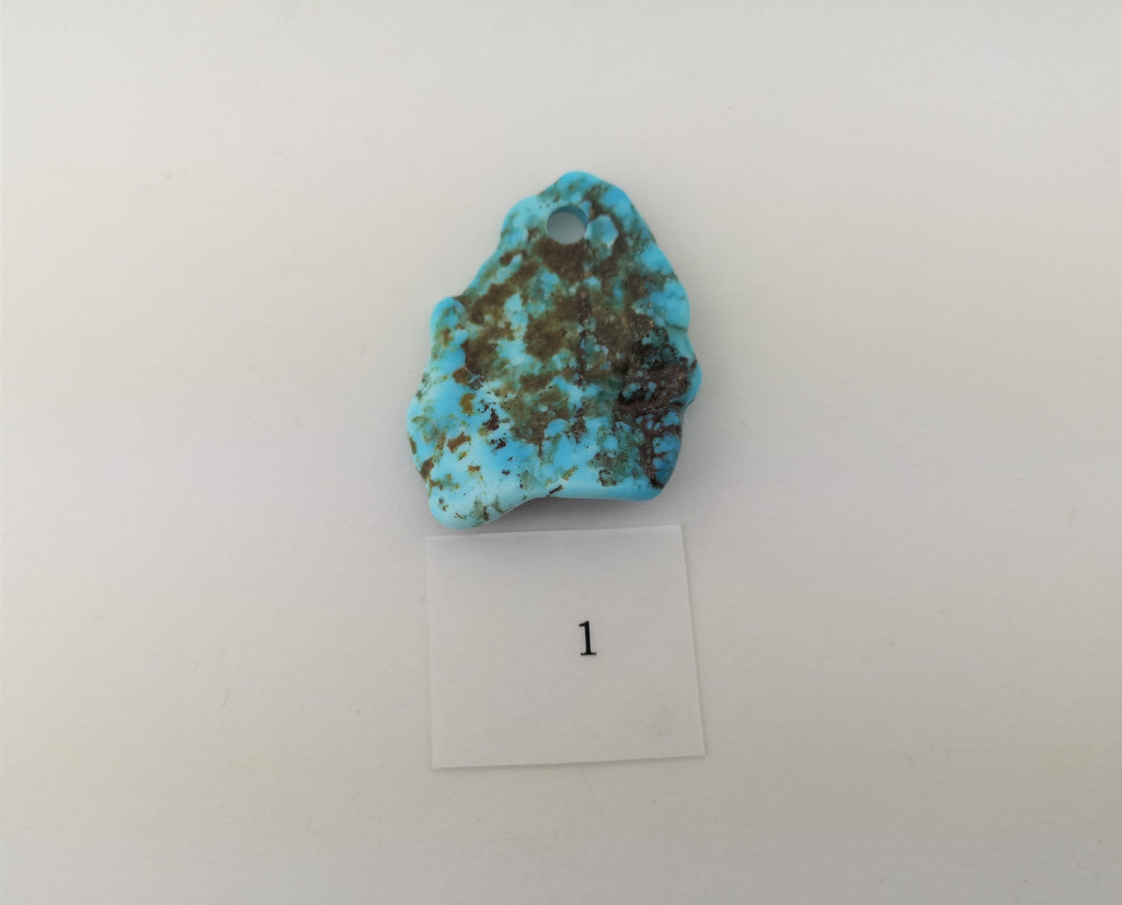 Naturtürkis Anhänger gebohrt – Bild 4