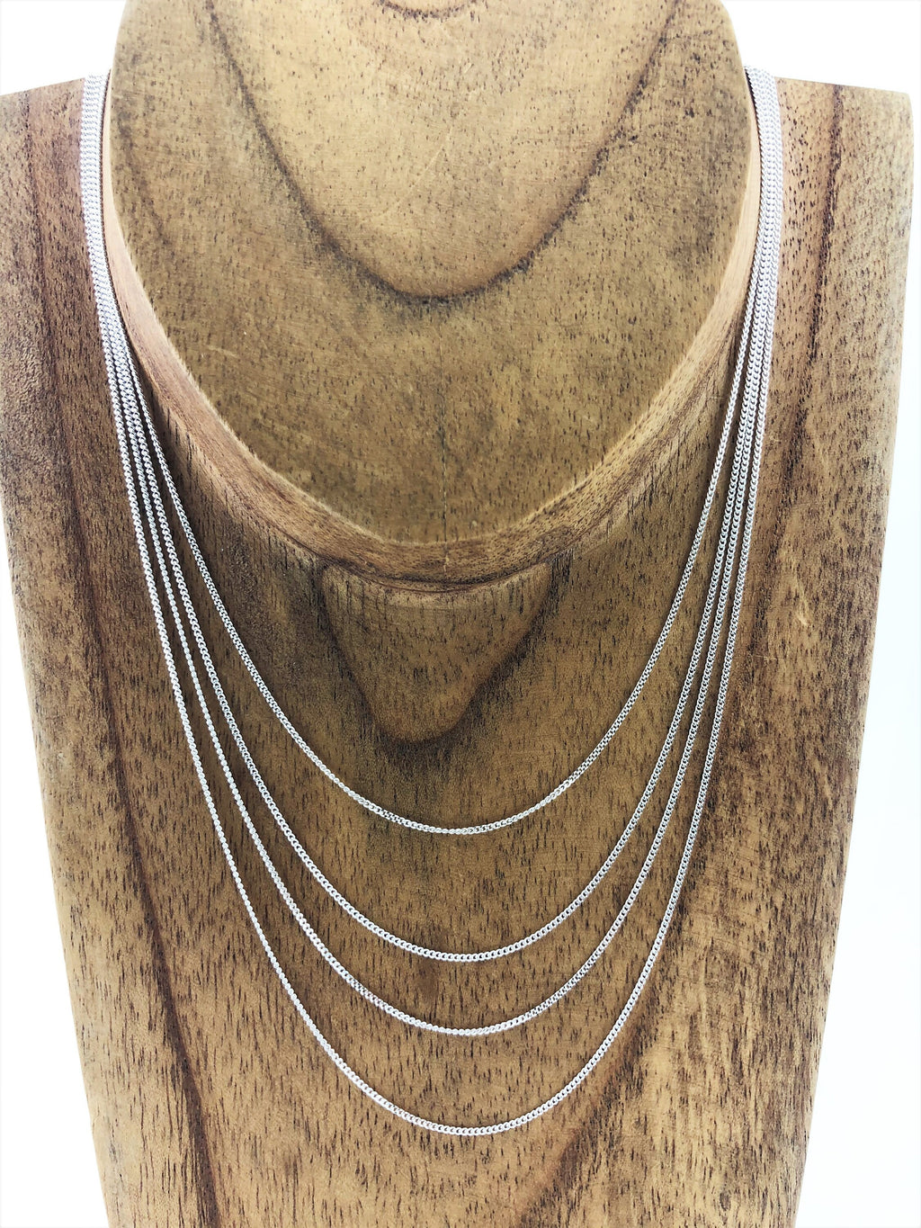 Feine Panzerkette aus 925 Sterling Silber – Ansicht 7