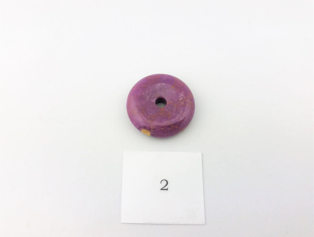 Phosphosiderit Donut Nr. 2 – Rückseite