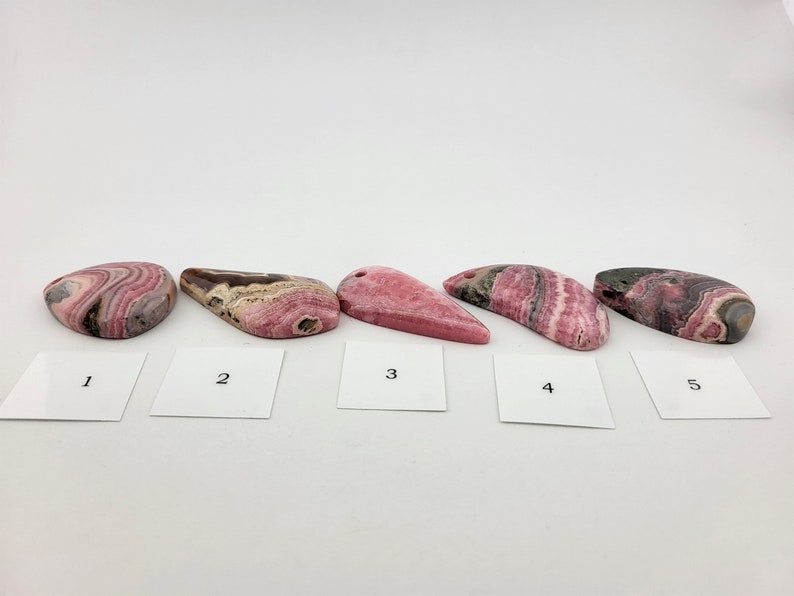 Gebohrte Rhodochrosit-Anhänger AA-Qualität