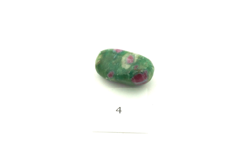 Rubin-Fuchsit Anhänger gebohrt – Rubin-Disthen in grüner Matrix – Bild 8
