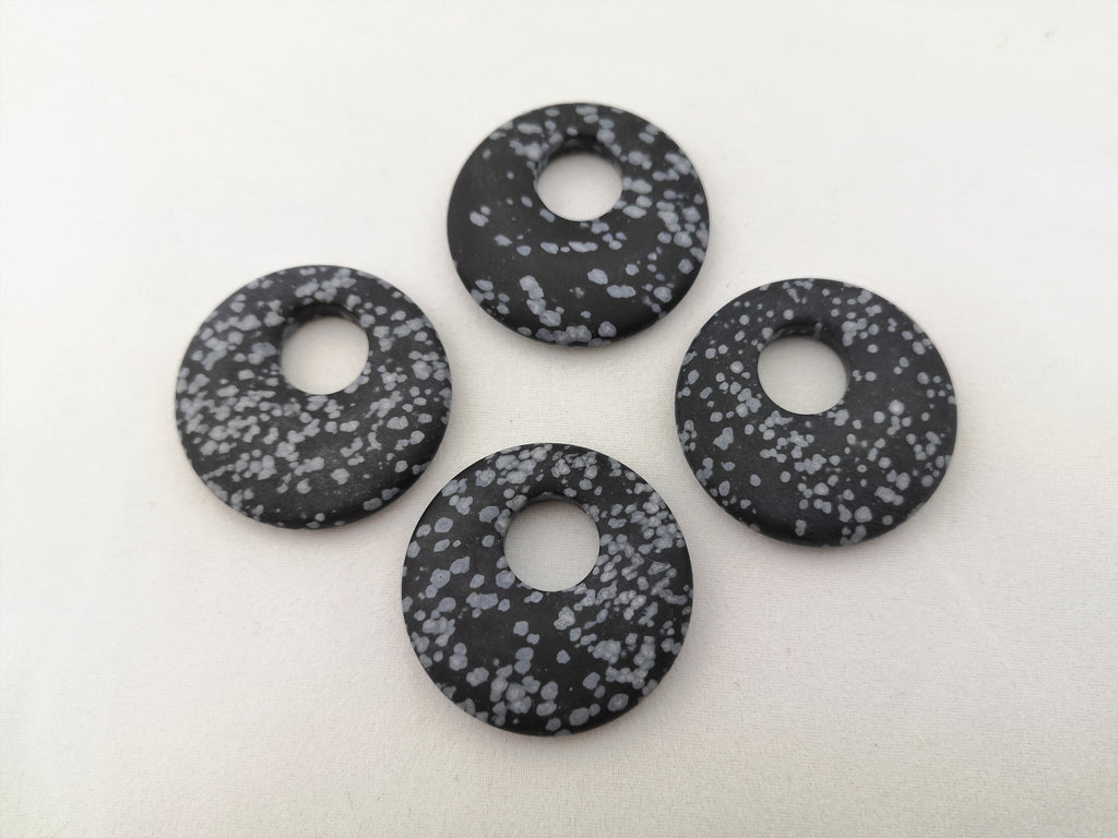 Schneeflocken-Obsidian Gogo-Donut – Ansicht 3