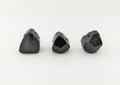 Schwarzer Turmalin Anhänger gebohrt – Schörl aus Madagaskar – ca. 20 × 17 mm – Bild 1