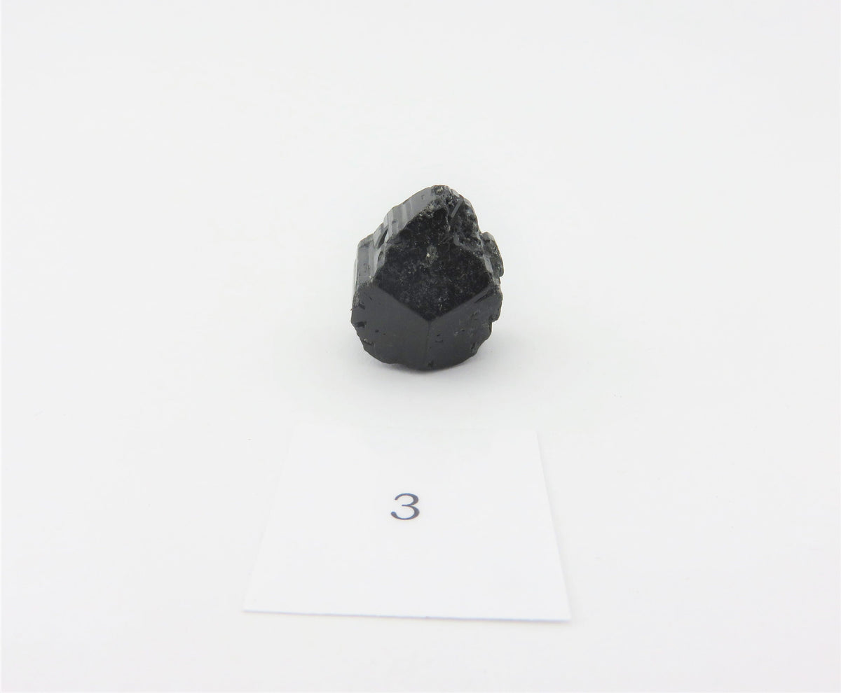 Schwarzer Turmalin Anhänger gebohrt – Schörl aus Madagaskar – ca. 20 × 17 mm – Bild 8