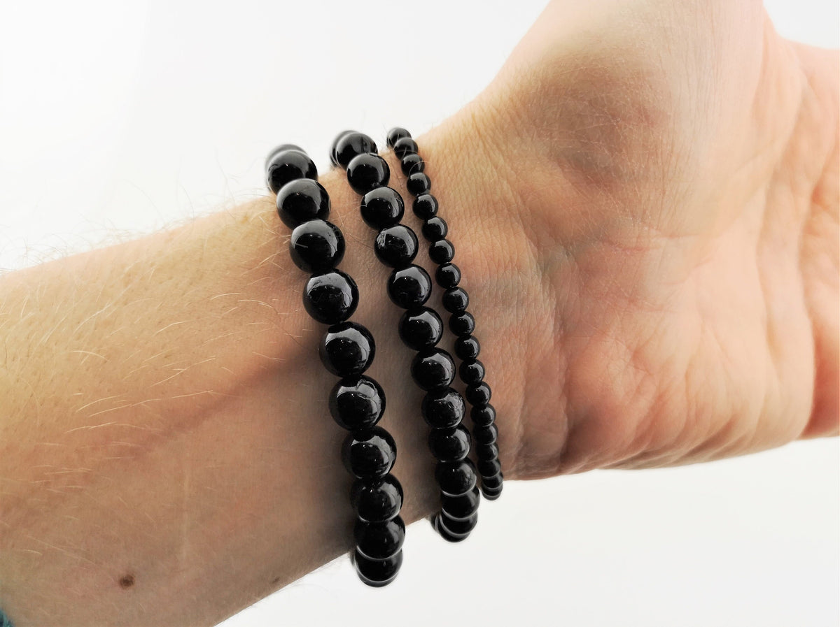 Schwarzer Turmalin Armband – Bild 3