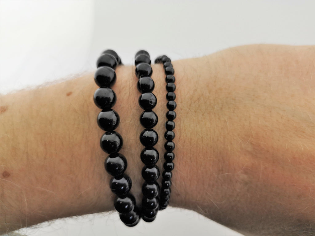 Schwarzer Turmalin Armband – Bild 4