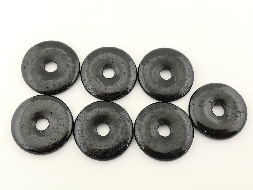 Schwarzer Turmalin Donut 40 mm – Übersicht