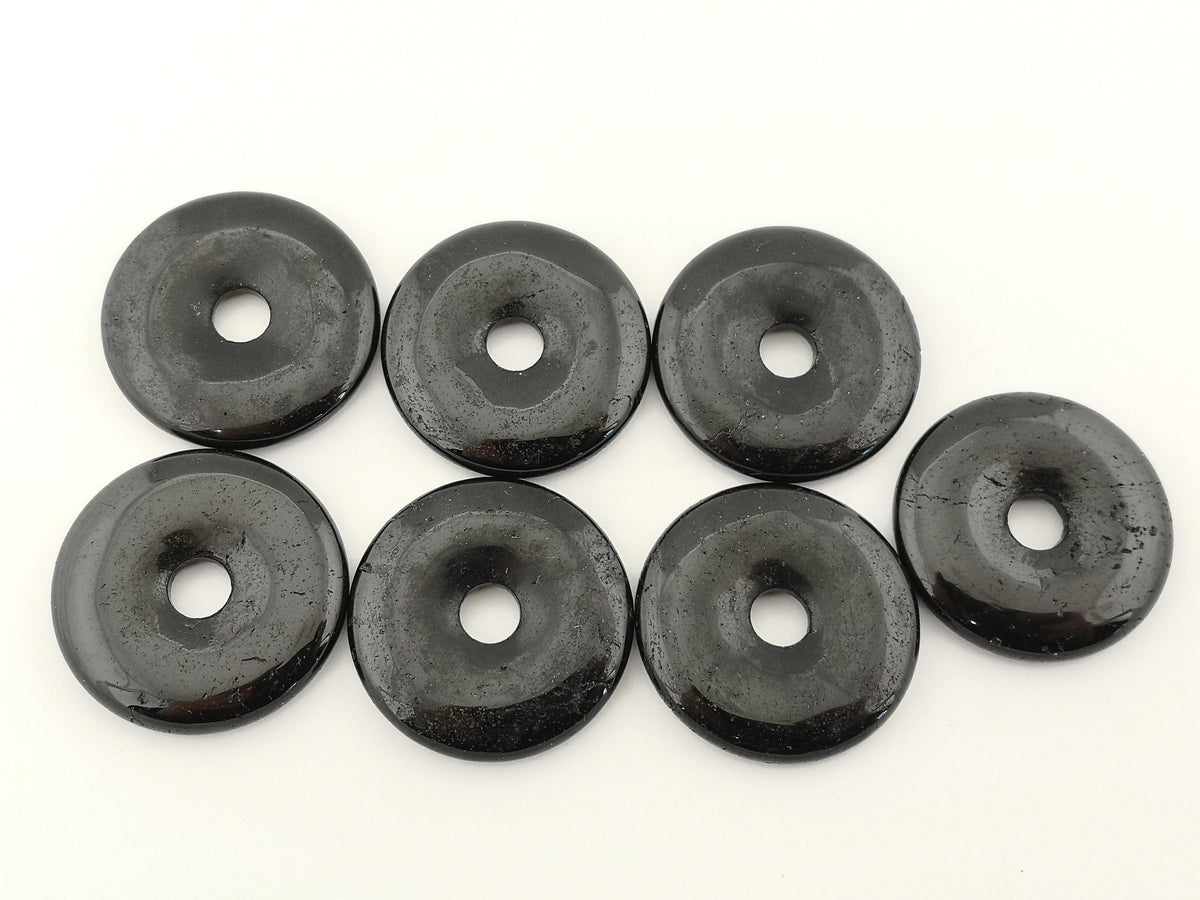 Schwarzer Turmalin Donut 40 mm – Übersicht