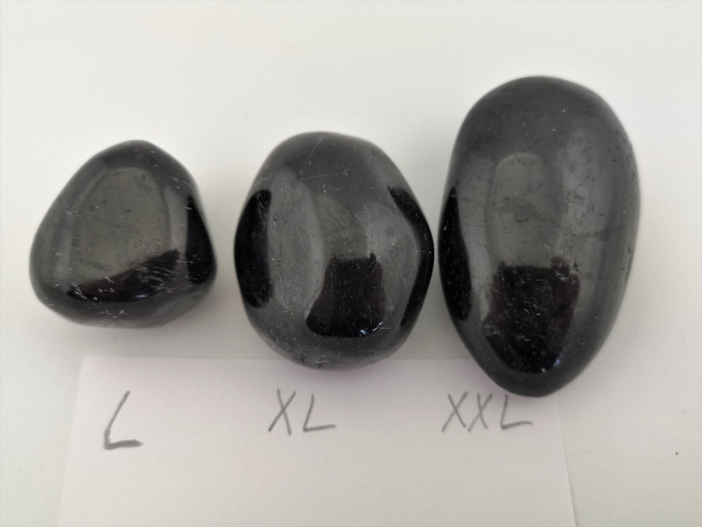 Schwarzer Turmalin Handschmeichler L–XXL – Bild 3
