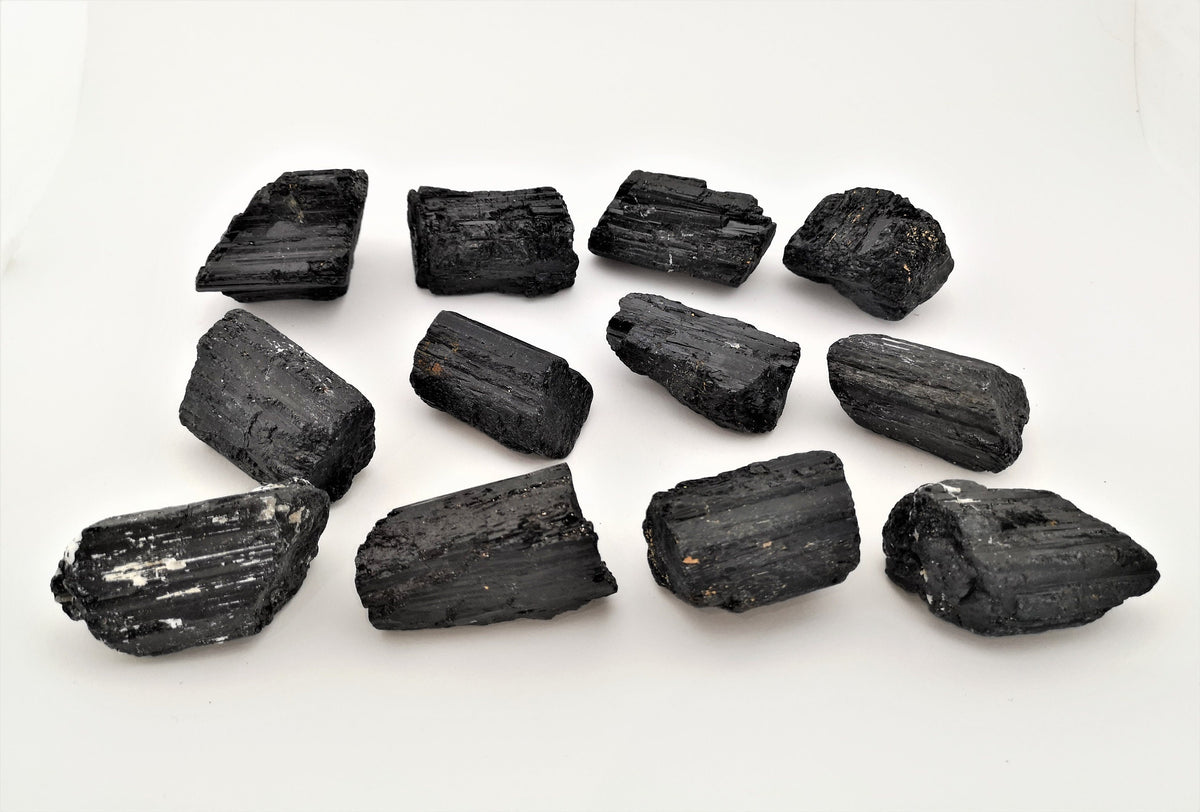 Schwarzer Turmalin Kristall – Schörl A, 60–100 g, Brasilien – Ansicht 2