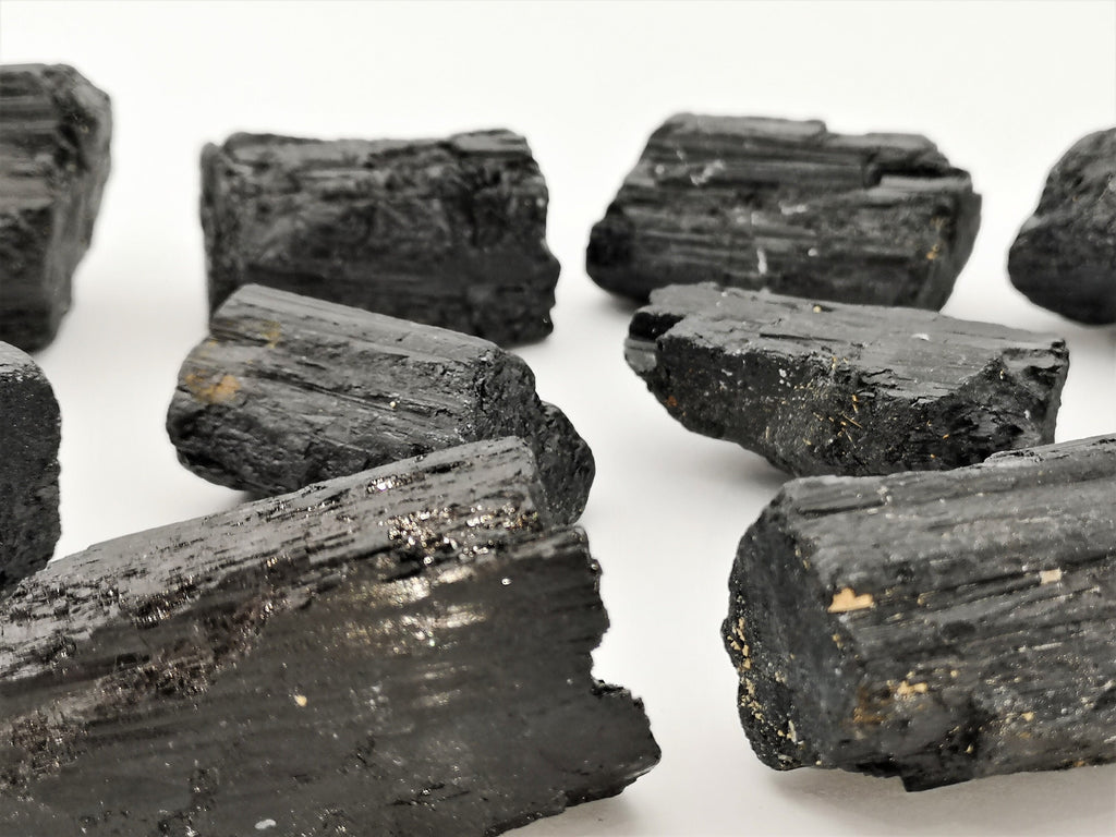 Schwarzer Turmalin Kristall – Schörl A, 60–100 g, Brasilien – Ansicht 3