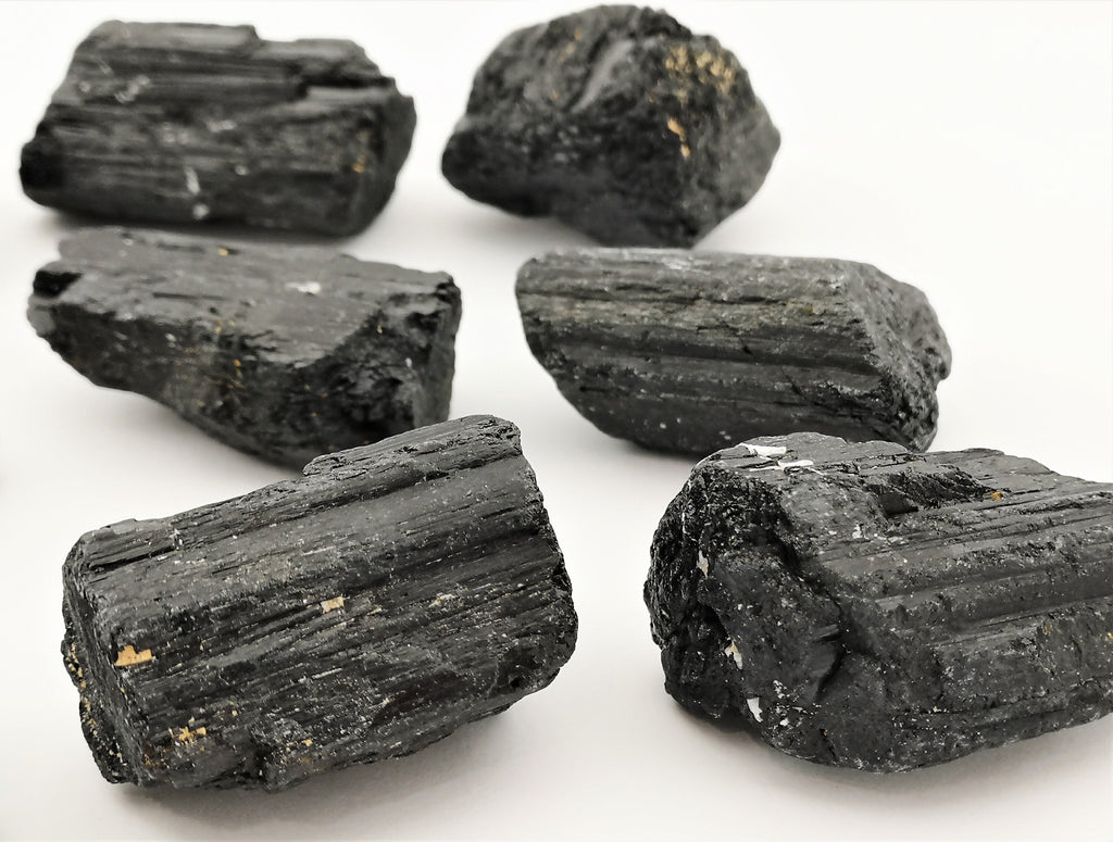 Schwarzer Turmalin Kristall – Schörl A, 60–100 g, Brasilien – Ansicht 4
