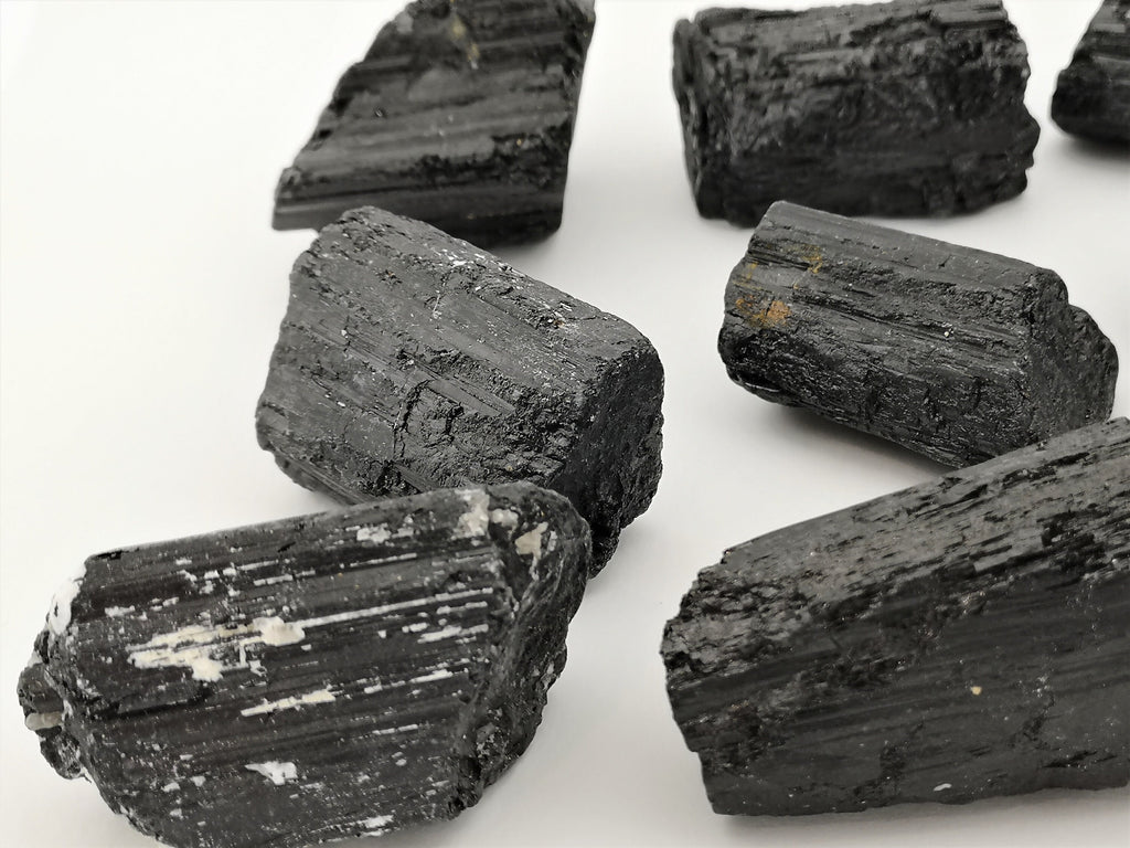 Schwarzer Turmalin Kristall – Schörl A, 60–100 g, Brasilien – Ansicht 5