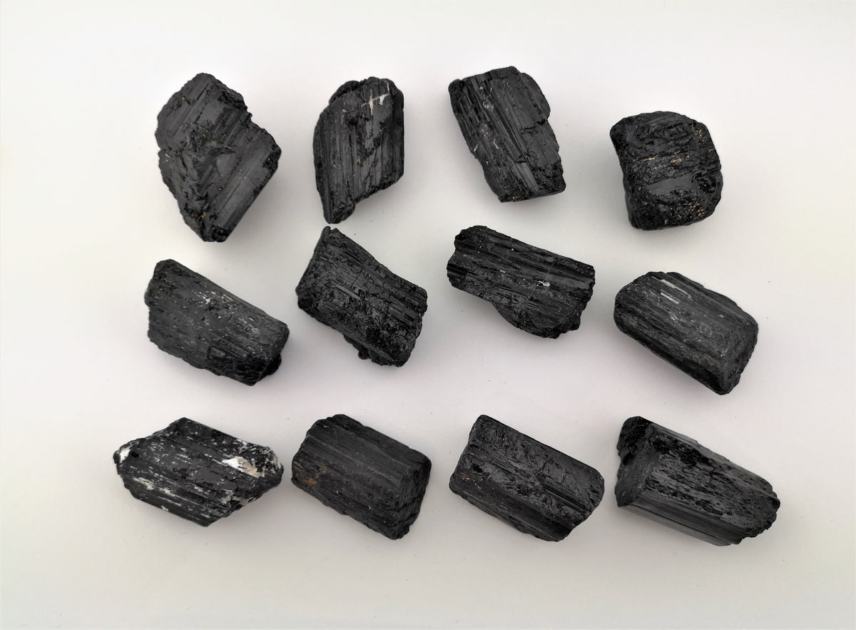 Schwarzer Turmalin Kristall – Schörl A, 60–100 g, Brasilien – Ansicht 6