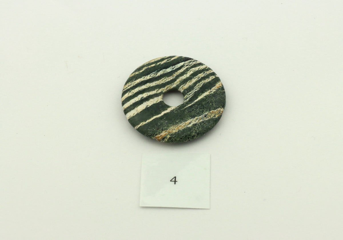 Silberauge-Serpentin Donut Nr. 4