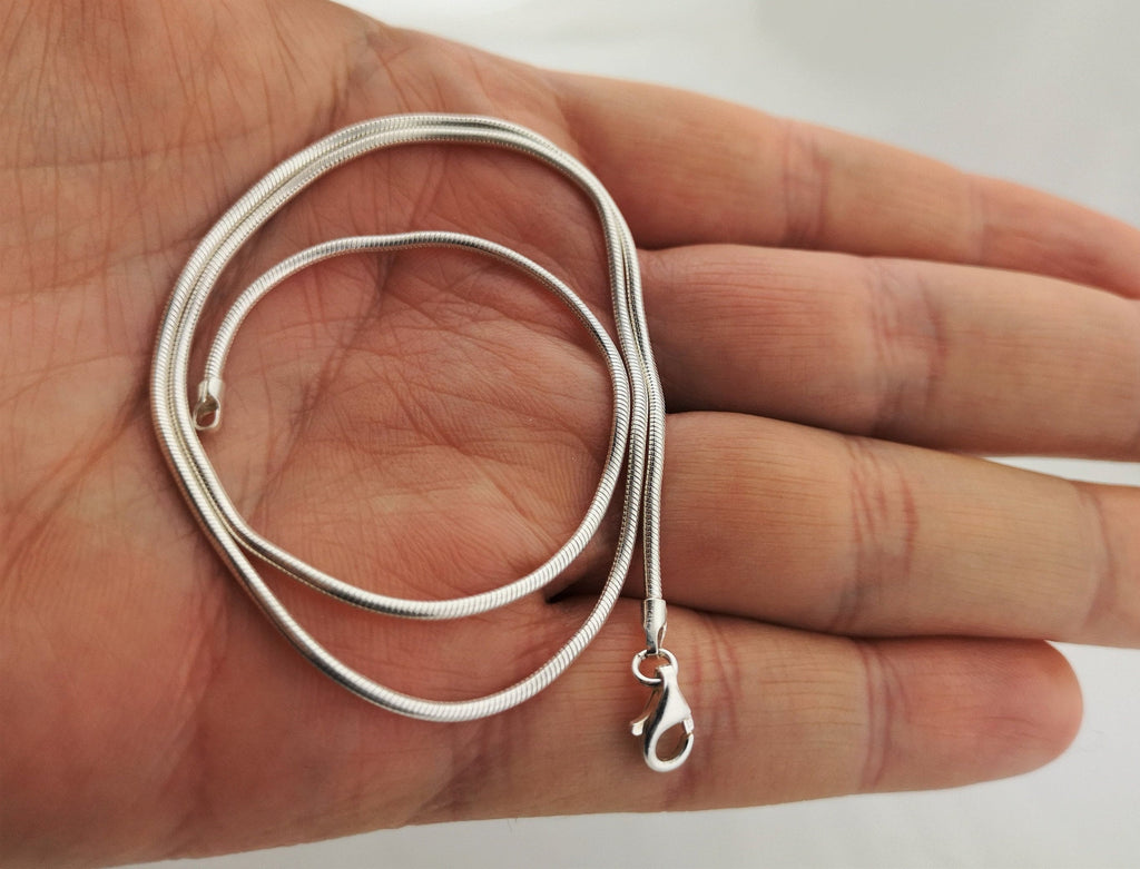 Massive 925-Silber-Schlangenkette – Ansicht 4