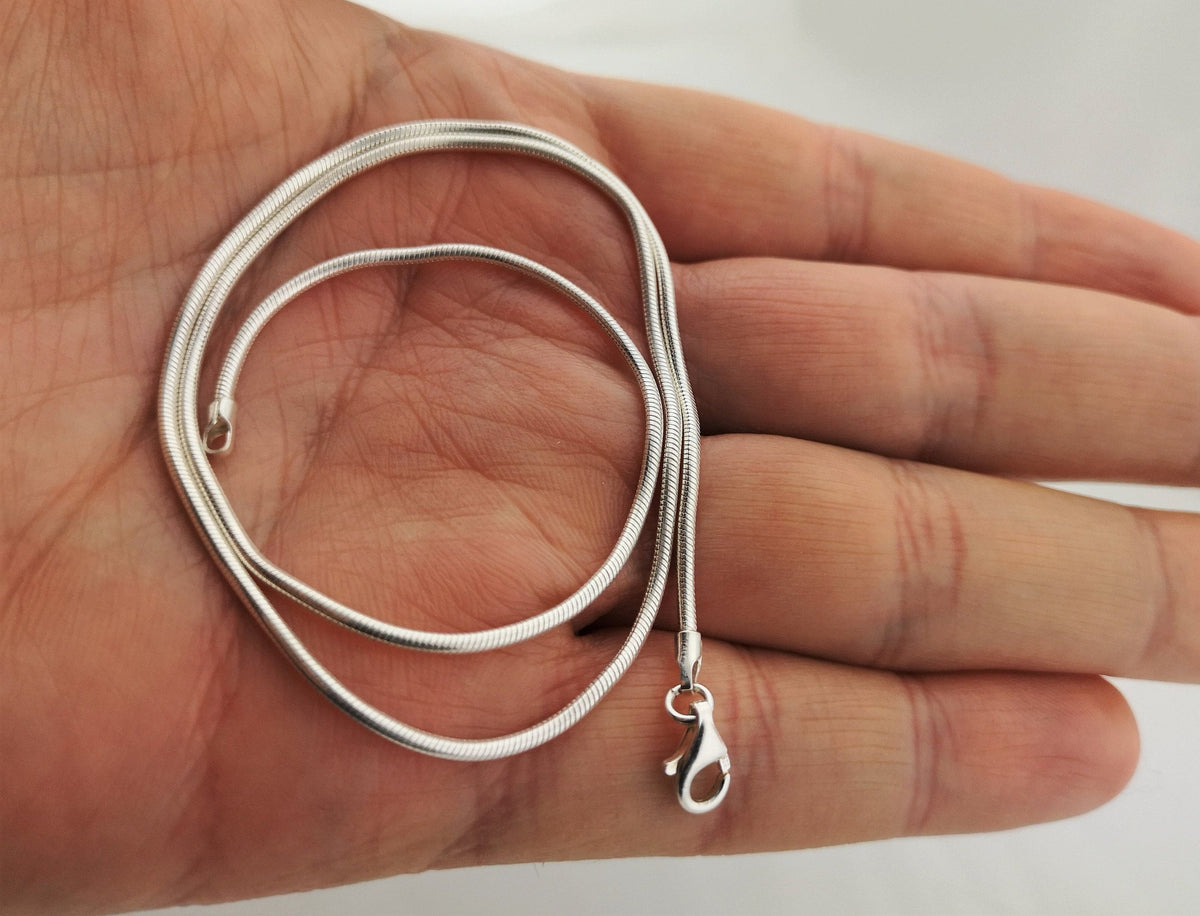 Massive 925-Silber-Schlangenkette – Ansicht 4
