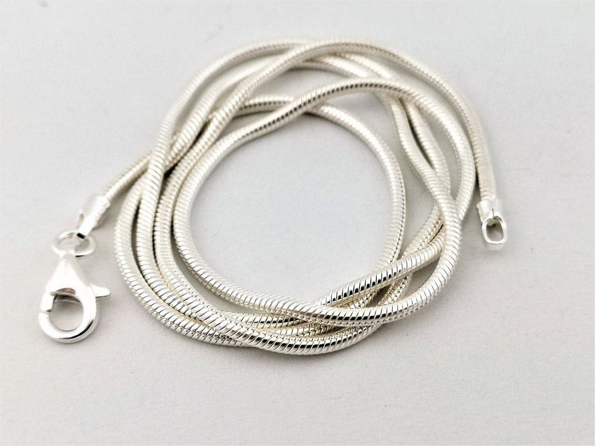 Massive 925-Silber-Schlangenkette – Ansicht 6