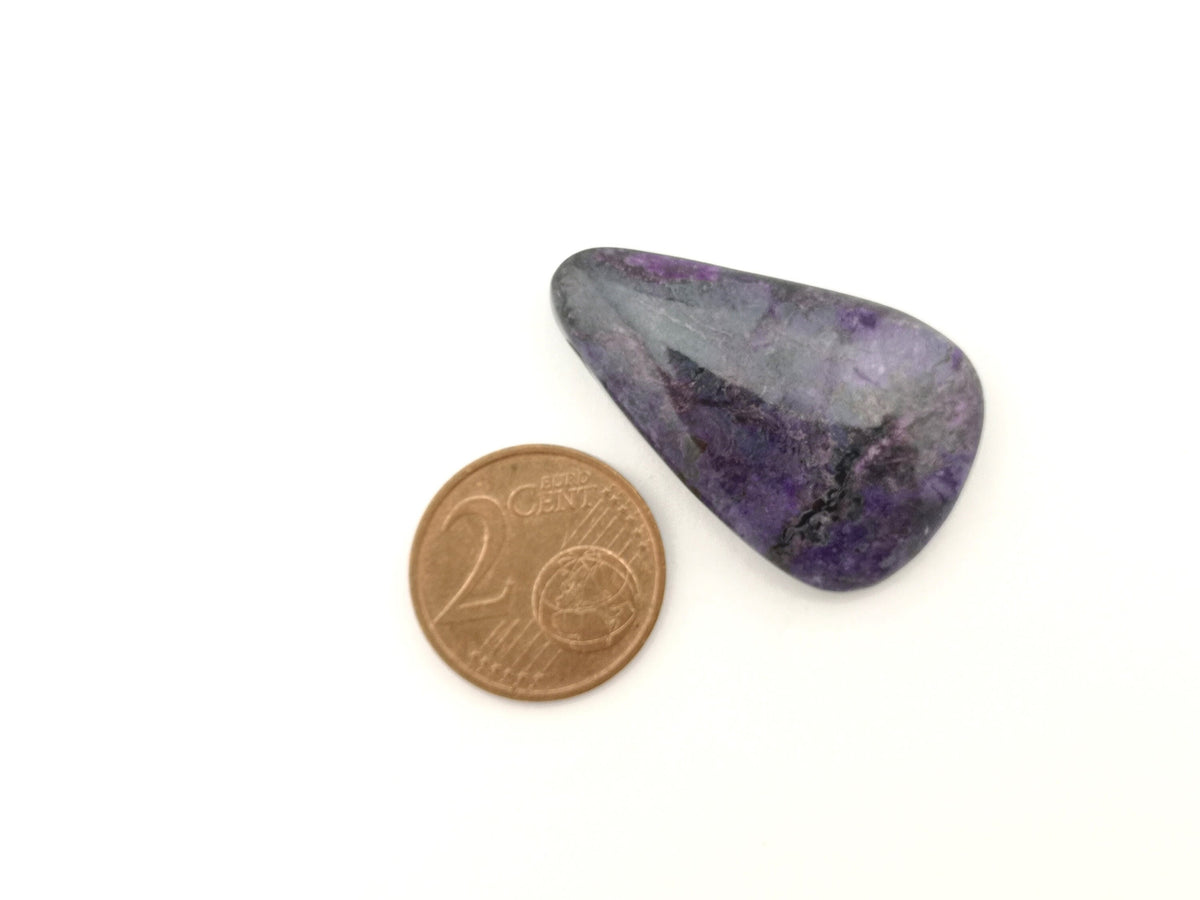Sugilith Anhänger 41,9 ct – gebohrter violetter Edelstein, seltenes Schmuck-Unikat Sug240 – Ansicht 7