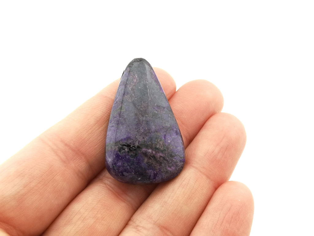 Sugilith Anhänger 41,9 ct – gebohrter violetter Edelstein, seltenes Schmuck-Unikat Sug240 – Ansicht 8
