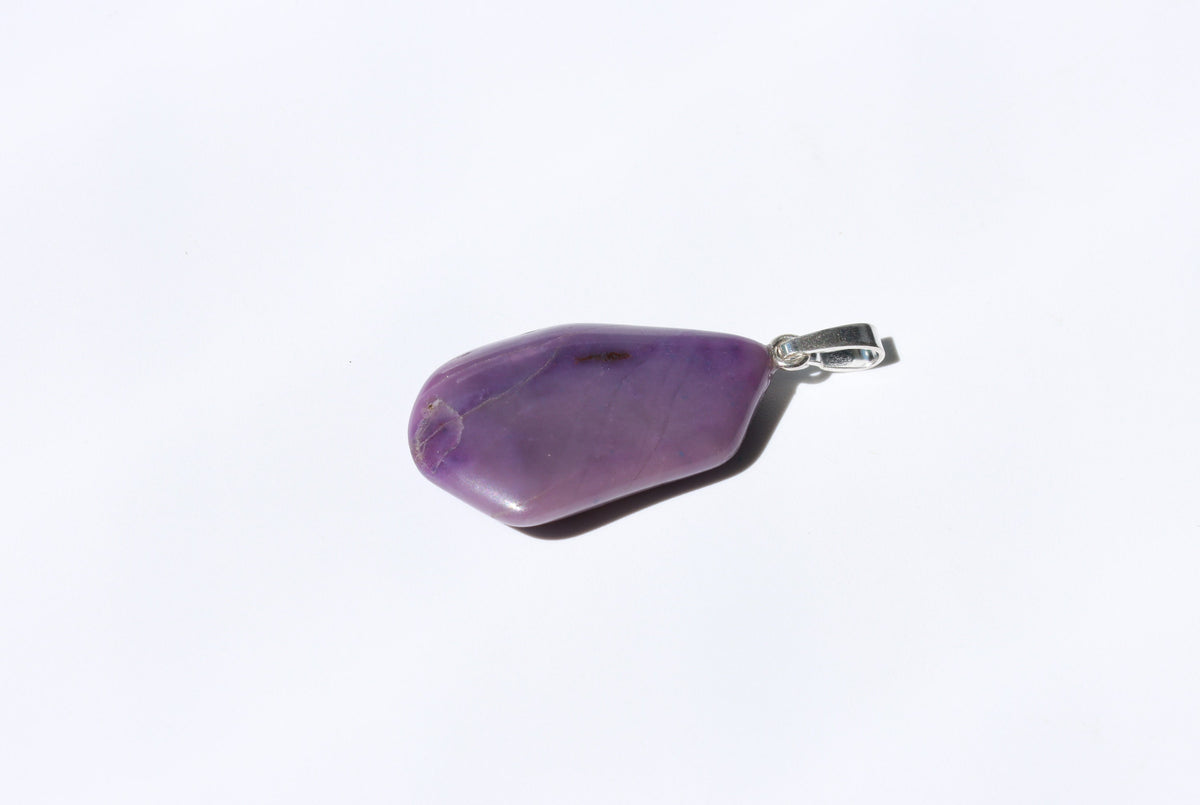 Sugilith Anhänger mit 925 Silberöse – violette Edelsteine | SUG101 – Bild 10