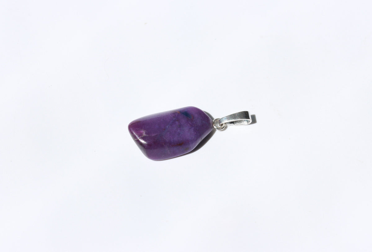 Sugilith Anhänger mit 925 Silberöse – violette Edelsteine | SUG101 – Bild 5
