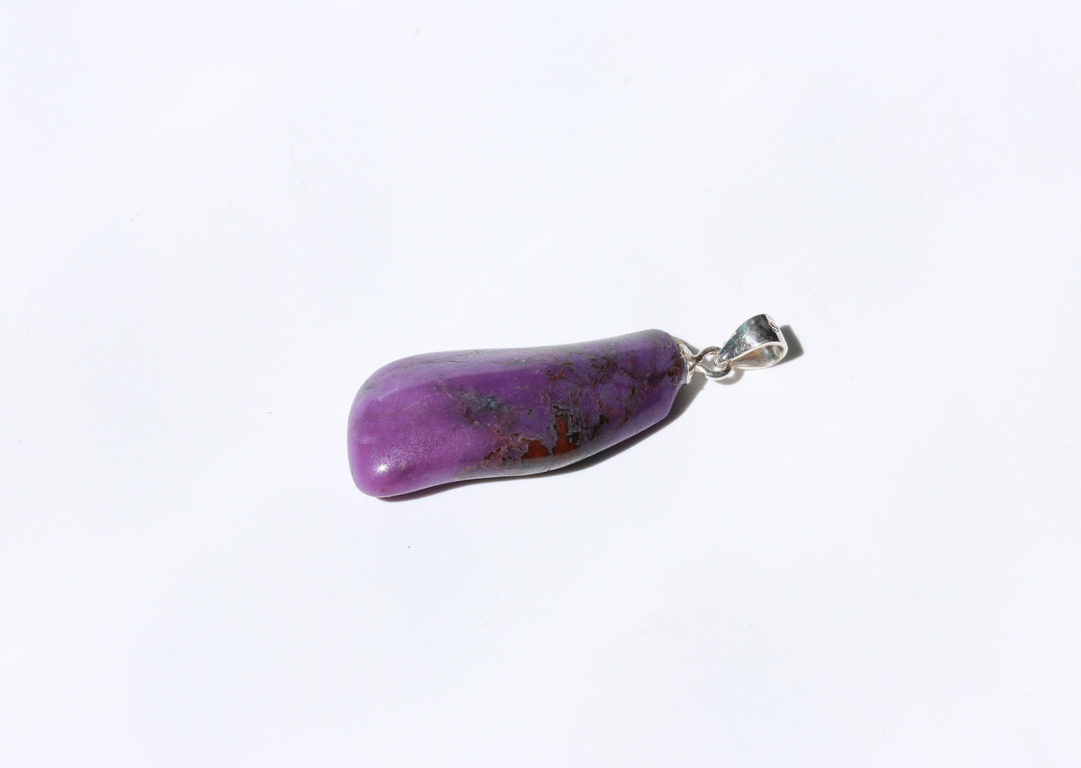 Sugilith Anhänger mit 925 Silberöse – violette Edelsteine | SUG101 – Bild 6