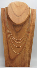 Vergoldete Schlangenkette aus 925 Sterling Silber – Ansicht 1